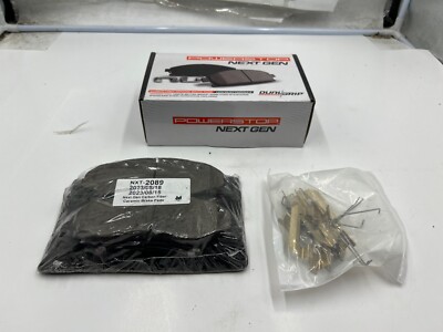 Powerstop Brakes NXT-2089 Disc Brake Pad Front, Carbon Fiber Cer for Honda