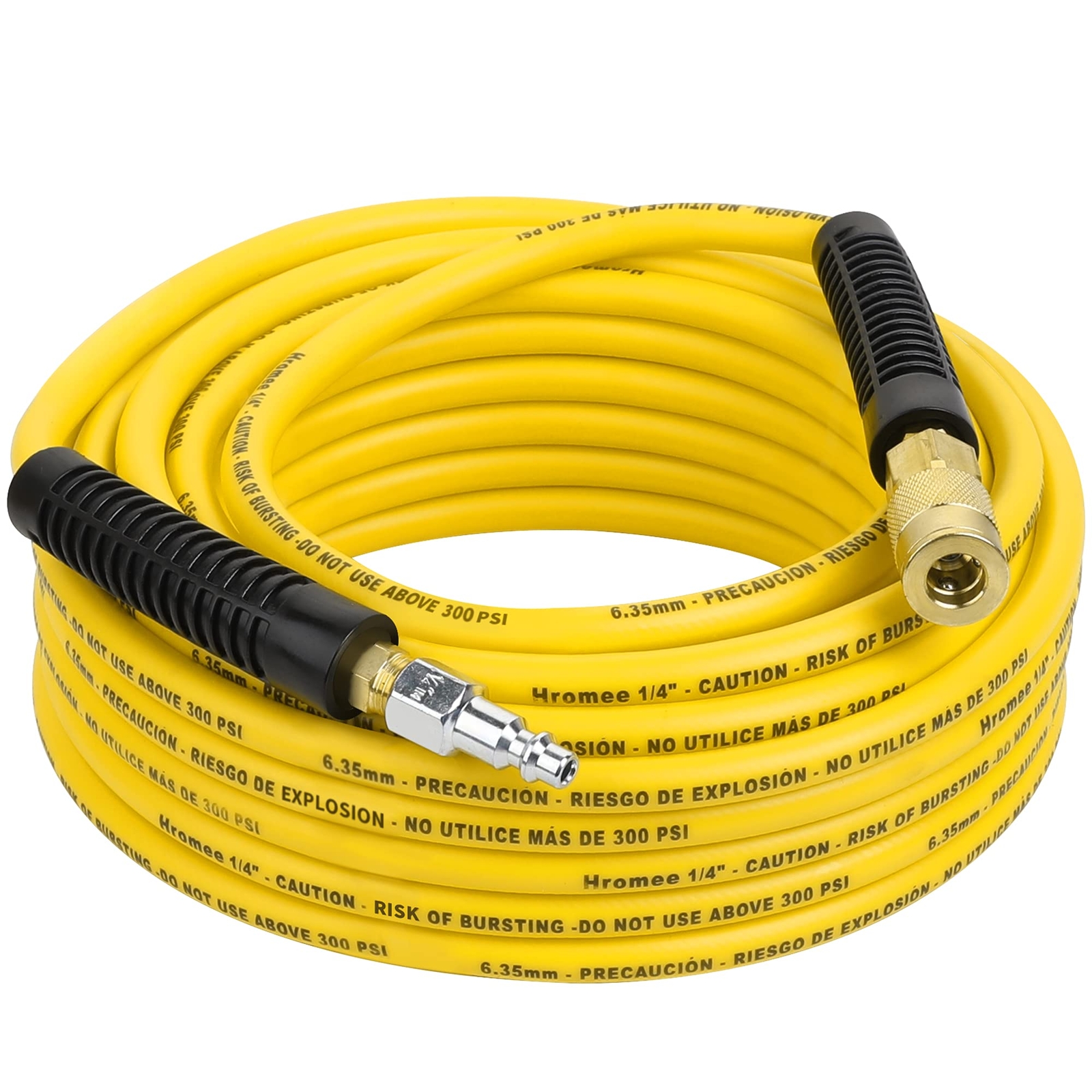 Hose 1/4 Inch X 50 Feet Hybrid Hose With Fittings 1/4" Industr...