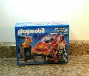 playmobil fire car 9235