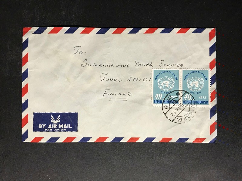 Indonesia #780//B242 Cover to Finland 1970-1999 Cover #903