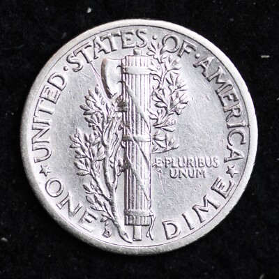 1937-D Mercury Silver Dime AU RARE OLD COIN B225 JJ | eBay