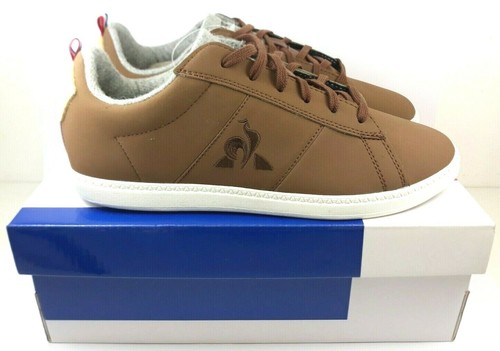 Le Coq Sportif Courtclassic GS Hiver Baskets Homme Garçon EUR 39 UK 5.5 Marron - Imagen 9 de 9