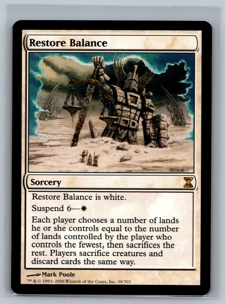 Magic The Gathering Time Spiral Restore Balance #38/301 MTG TCG
