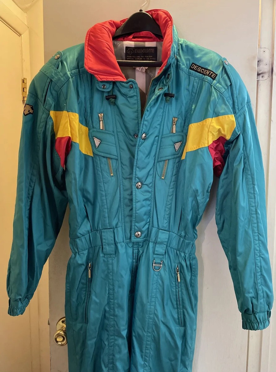 Vintage DESCENTE One Piece Ski Suit Snow Snowsuit 80s 90s Vintage DESCENTE One Piece Ski Suit Snow Snowsuit 80s 90s