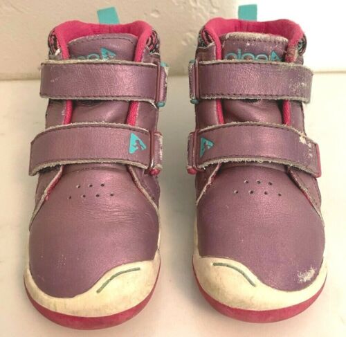 Girls PLAE MAX IMPERIAL GARNET Hi-Top, Metallic Purple, Youth US 9 - Picture 3 of 8