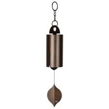 Woodstock Wind Chimes Heroic Windbell Wind Chimes for Outside, 40" Copper Lar...