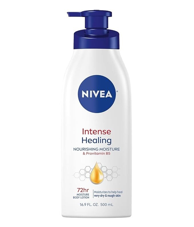 NIVEA Intense Healing Body Lotion 72 Hour Moisture for Dry to Very Dry Skin 16.9 oz