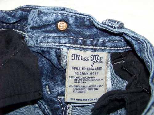Girls Miss Me Embellished Jeans - JK8438B2 Boot - Size 8 - Picture 7 of 10