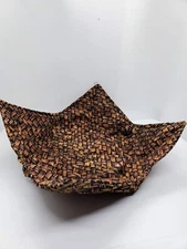 Brown Weave Large Microwave Plate/ Bowl Holder/Cozy