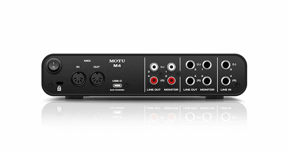 MOTU M4  USB-C 4x4 Audio Interface UPC 839128006126 - Image 4 of 4