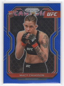 2021 Panini Prizm UFC Prizms Blue #37 Macy Chiasson /199 - NM-MT