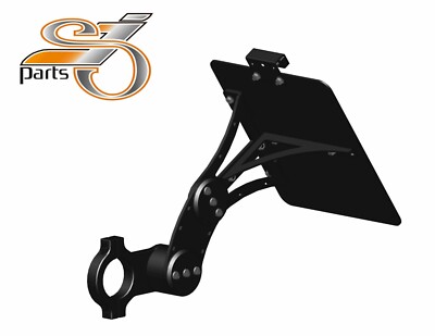Kennzeichenhalter seitlich, passend für Buell XB-9, XB-12; mit LED