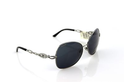 RARE Authentic BVLGARI Gunmetal Grey Ellipse Crystal  display picture 1