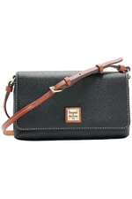 Dooney & Bourke Pebble Leather Becca Crossbody Black