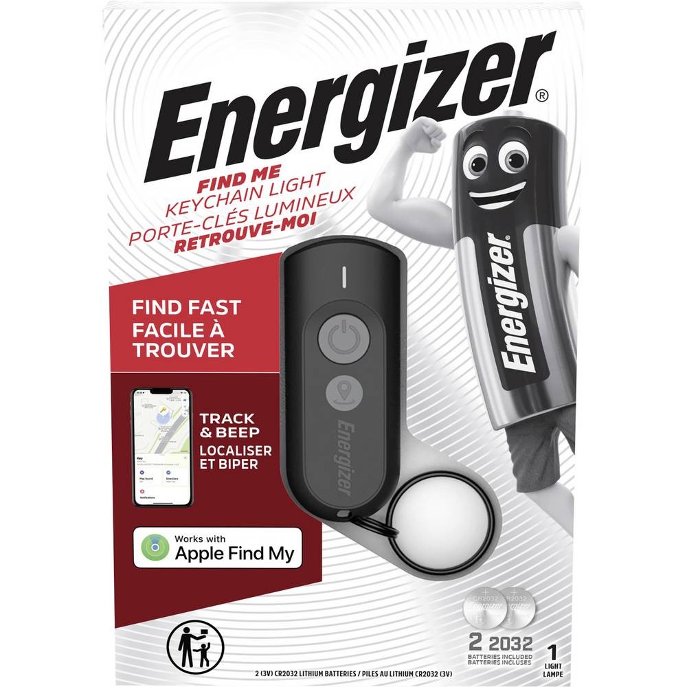 Micro lampe torche LED Energizer E304518300 légère 22g autonomie 10h avec pile incluse