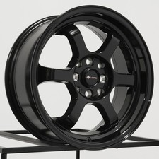 16x7 Vors Tr7 4x1004x114.3 35 Black Wheels Rims Set4 73.1 16x7 Vors Tr7 4x1004x114.3 35 Black Wheels Rims Set4 73.1