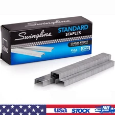 Swingline Standard Staples 1/4" Length, 5000 Count Box (210 Per Strip)