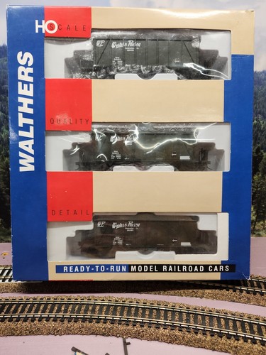 Walthers escala HO 40' Ortner agregado coche paquete de 3 pavimentos occidentales 932-37061 | Condition: Used