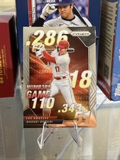 2020 Panini Prizm Numbers Game Shohei Ohtani #NG-8 ~ Los Angeles Angels!
