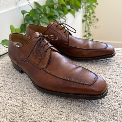 Magnanni ROMELO Leather APRON Oxford Dress Shoes BURNISHED  display picture 1