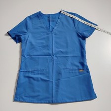 Figs Womens Scrub Top Size XS Blue Catarina One Pocket Technical Collection