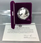 1991 S Proof American Silver Eagle - With Box & CoA
