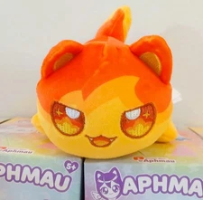Aphmau MeeMeows Elemental Litter 8 Fire Cat Common Rarity 6 Inch Plush