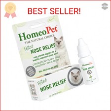 HomeoPet Feline Nose Relief, Safe and Natural Nasal and Sinus Supplement for Cat