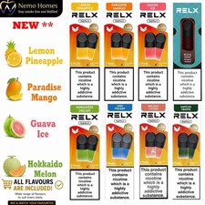 RELX Pro & Relx Pods Pro & Cotton Vape Pods | NEW Flavours inc | Relx Pro Pod
