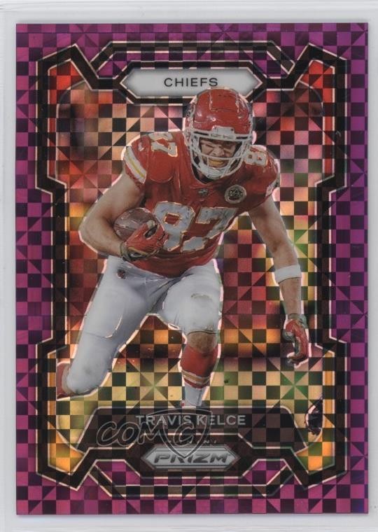 2023 Panini Prizm Purple Power Prizm 23/49 Travis Kelce #151 6er