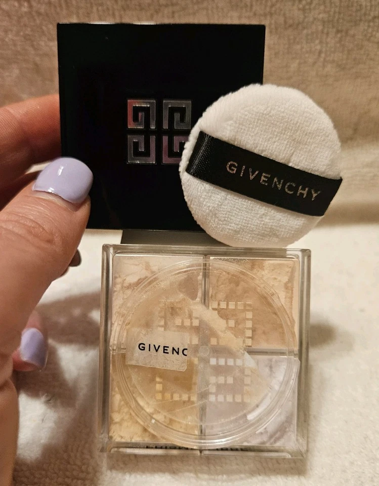 Givenchy Prisme Libre Loose Powder/#2 Satin Blanc/Travel Size .14oz/Old Formula - Image 3 of 4