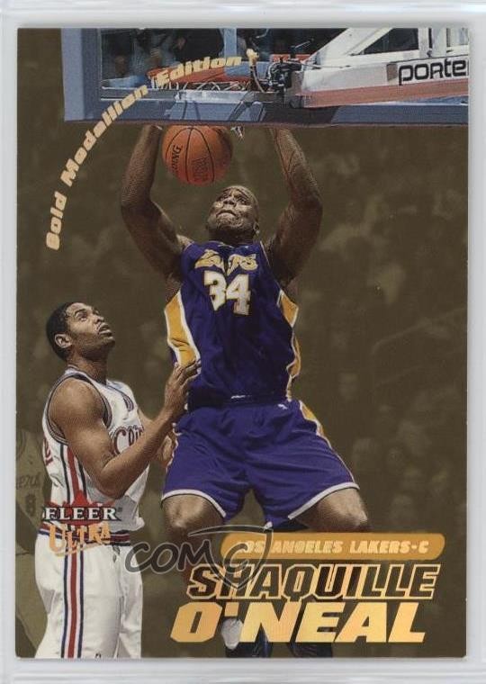 2000-01 Fleer Ultra Gold Medallion Shaquille O'Neal #3G HOF 1hs2