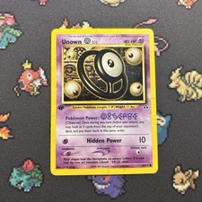 1ST EDITION Unown O 69/75 PL -Vintage Pokemon Card- Neo Discovery (8q) on eBay