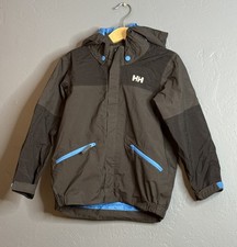 Helly Hansen Rain Weather Windbreaker Light Packable jacket Kids 104 Size 4