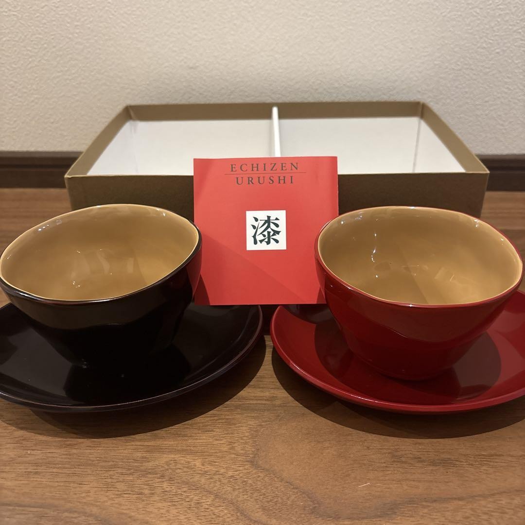 Echizen Urushi Lacquerware Bowls - Set 2