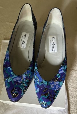 Damenschuhe, Ital. Pumps, Valmy Moda, 38,5, bunt, 3,5cm Absatz, neuwertig 
