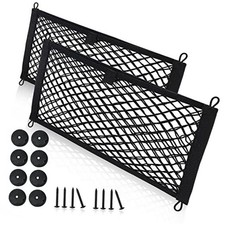 Small Cargo Net for Car Trunk Storage,2 Pack Elastic Mesh Net 21 x 9.8 inch