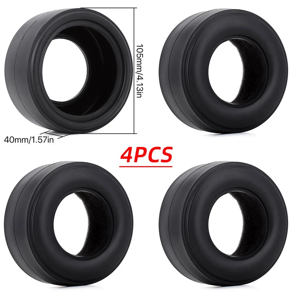 Austar Wheels Tires 12mm Hex Tyre for 1/10 Traxxas Short-course Truck RC Car - Image 2 of 4