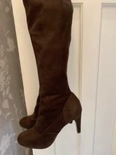 Boden chocolate brown pull on boots size 39