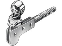 Vormann 000099005Z Fensterladenfeststeller LäNge 120 Mm Stahl Blau Verzinkt Mit