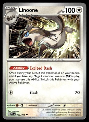 Linoone 082/094 - Phantasmal Flames - Uncommon NM