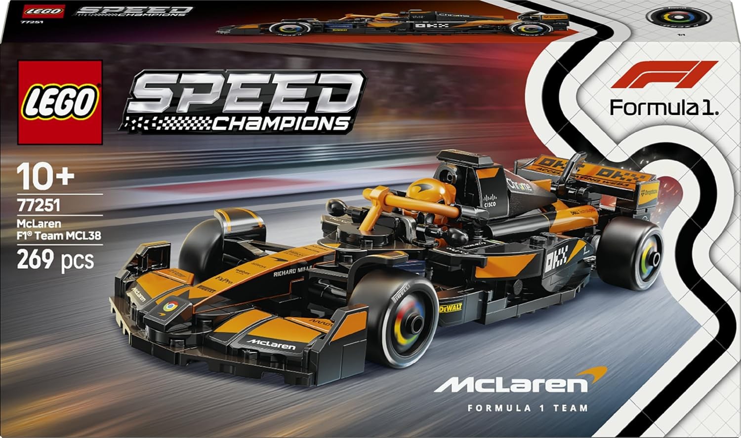 Lego Multi Speed Champions Mclaren F1 Team Mcl38 Race Car - Image 10