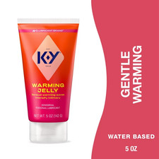 K-Y Warming Jelly Lube, Sensorial Personal Lubricant, Glycol Based Formula, 5 fl