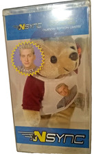Nsync Lance Bass Plush Teddy Bear Collectible Limited Edition Rare Bear Vintage
