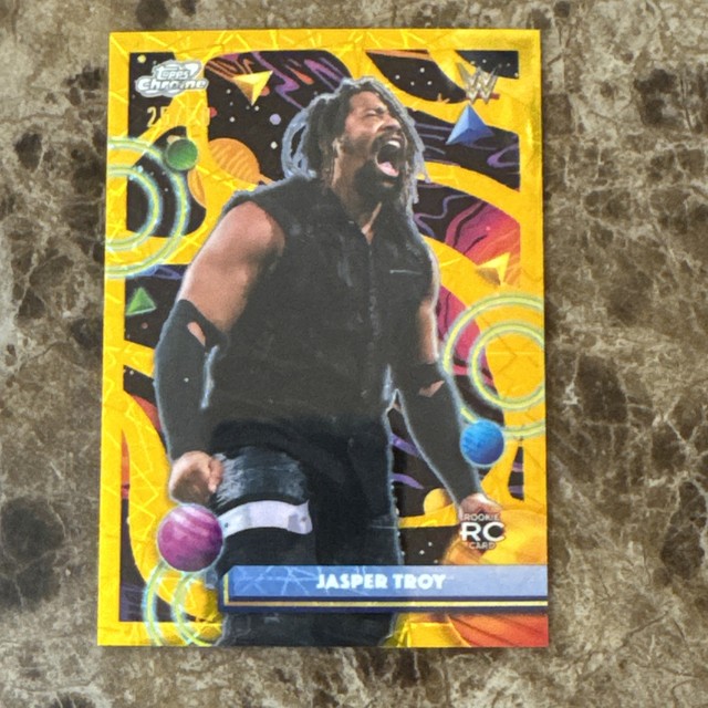 2026 Topps Cosmic Chrome WWE Jasper Troy RC #108 Rookie GOLD 25/50 🔥