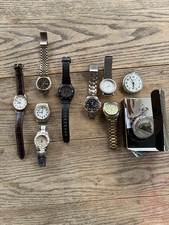 Lot of Pocket Wrist Watches Unknown Working Condition Westclox Scotty Relic