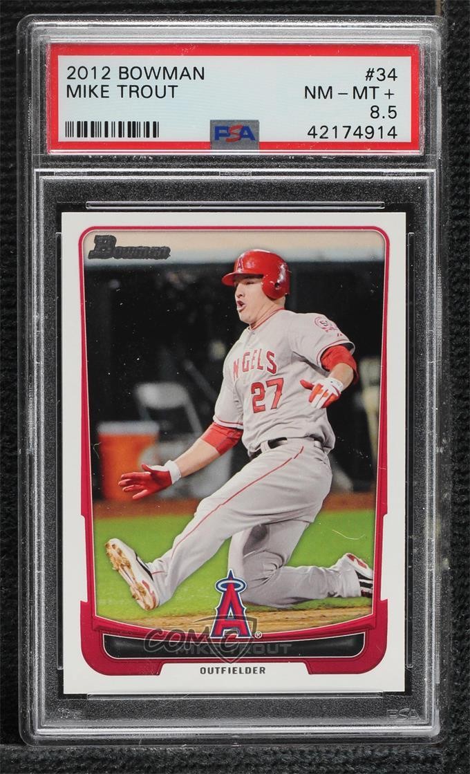 Bowman Mike Trout front
