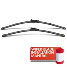 2x New Front 22" & 24" Windshield Wiper Blades w/ TLA6 Arm for Audi R8 2008-2015