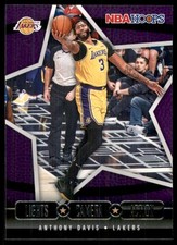 2020-21 Hoops Lights Camera Action Purple Explosion Anthony Davis Los Angeles