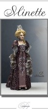 A 1:12 Visual Mini Doll Dressing Made Easy TUTORIAL Minette By Dana Burton